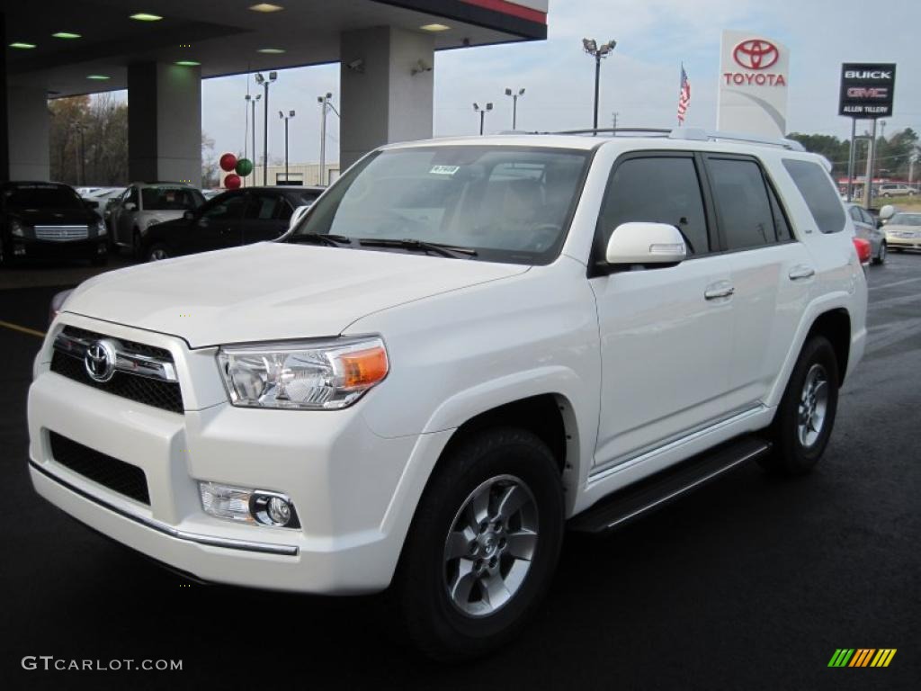 2011 4Runner SR5 - Blizzard White Pearl / Sand Beige photo #1