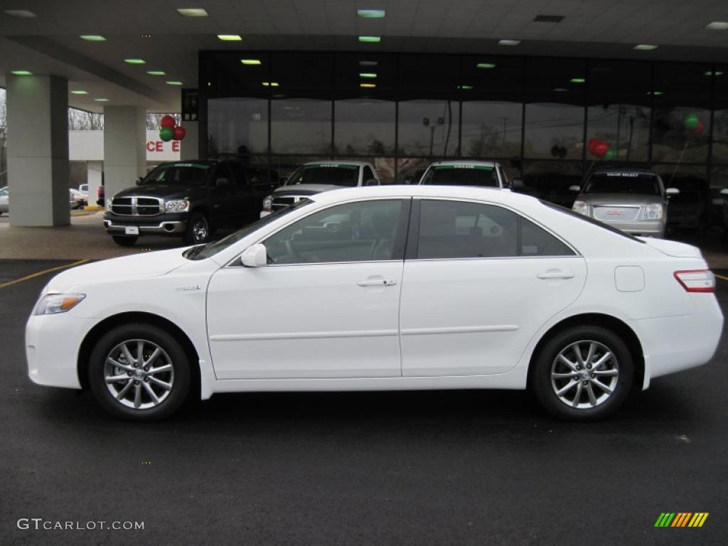 Super White 2011 Toyota Camry Hybrid Exterior Photo #41839437