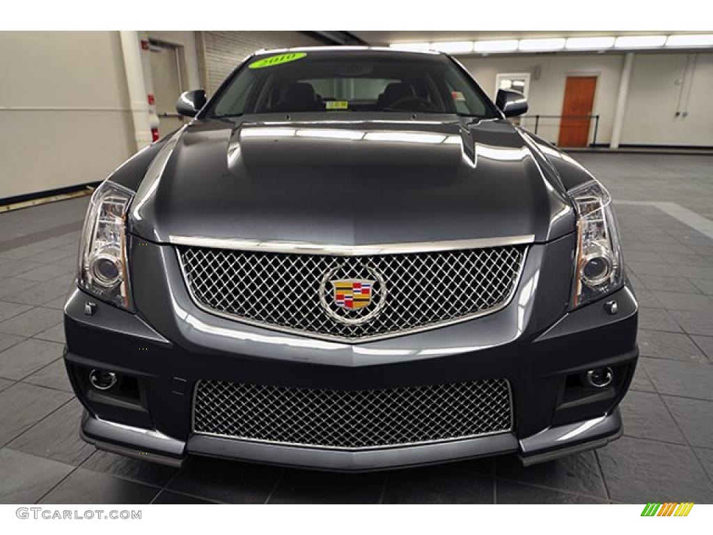 Thunder Gray ChromaFlair 2010 Cadillac CTS -V Sedan Exterior Photo #41840217