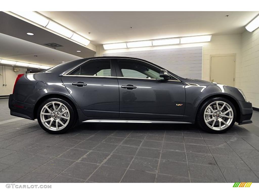 Thunder Gray ChromaFlair 2010 Cadillac CTS -V Sedan Exterior Photo #41840309