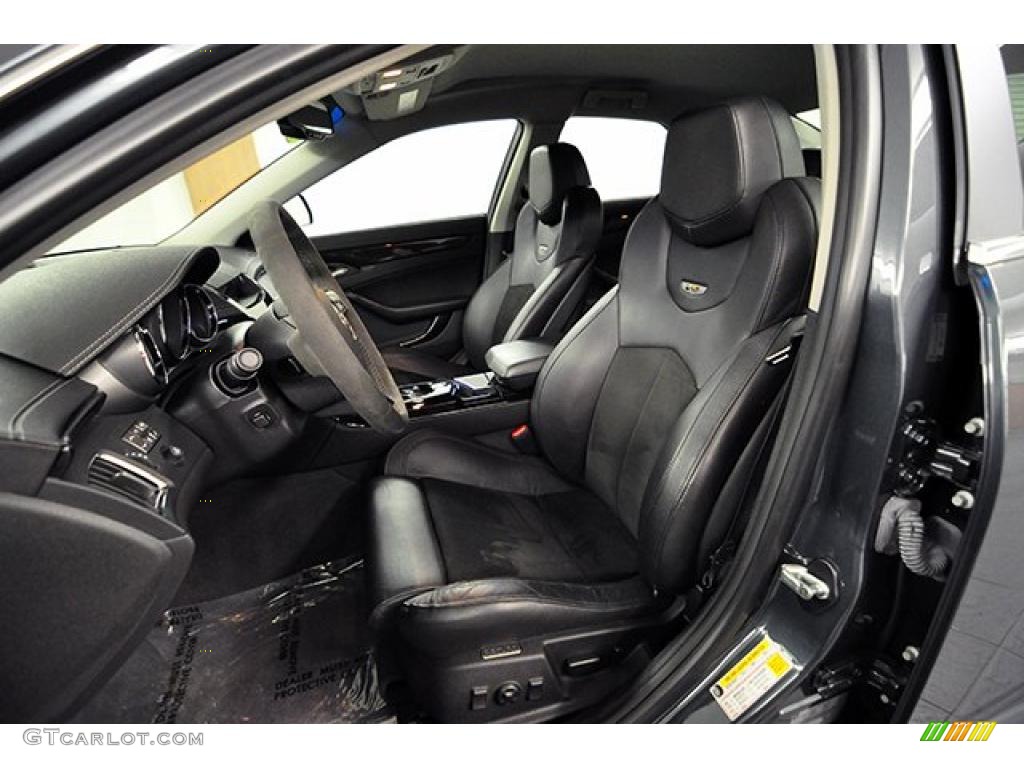 Ebony Interior 2010 Cadillac CTS -V Sedan Photo #41840325