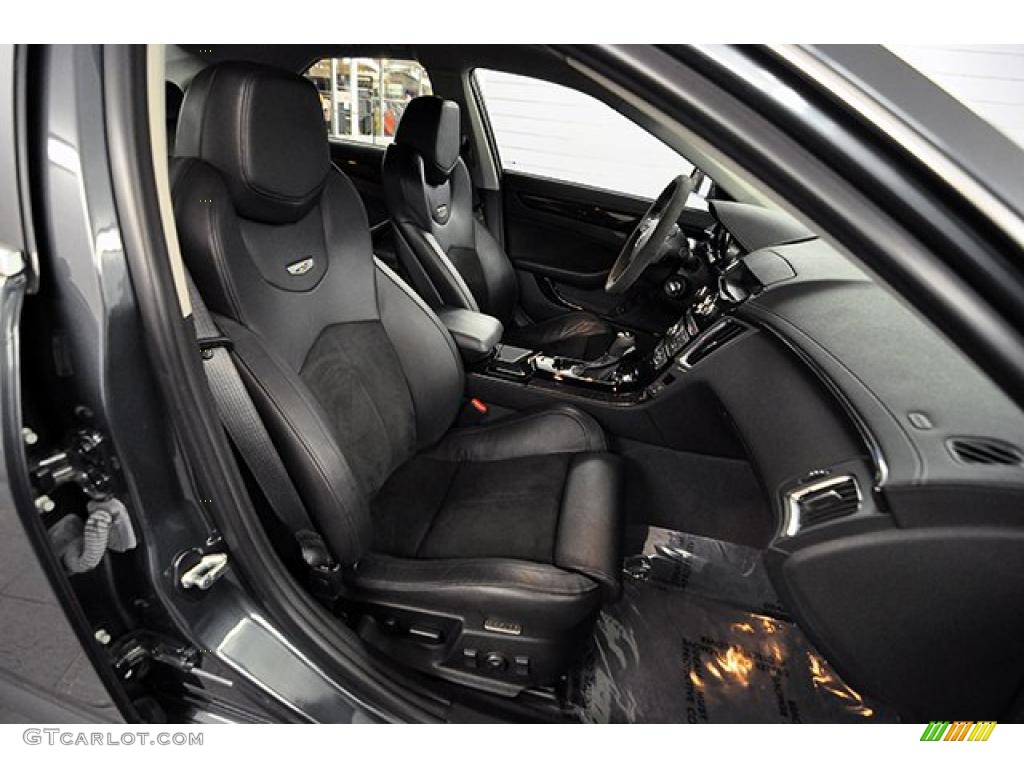 Ebony Interior 2010 Cadillac CTS -V Sedan Photo #41840381