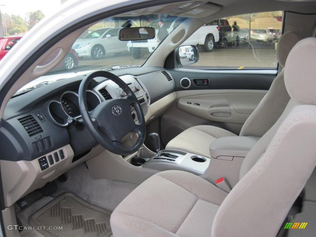 Taupe Interior 2005 Toyota Tacoma Access Cab Photo #41840573