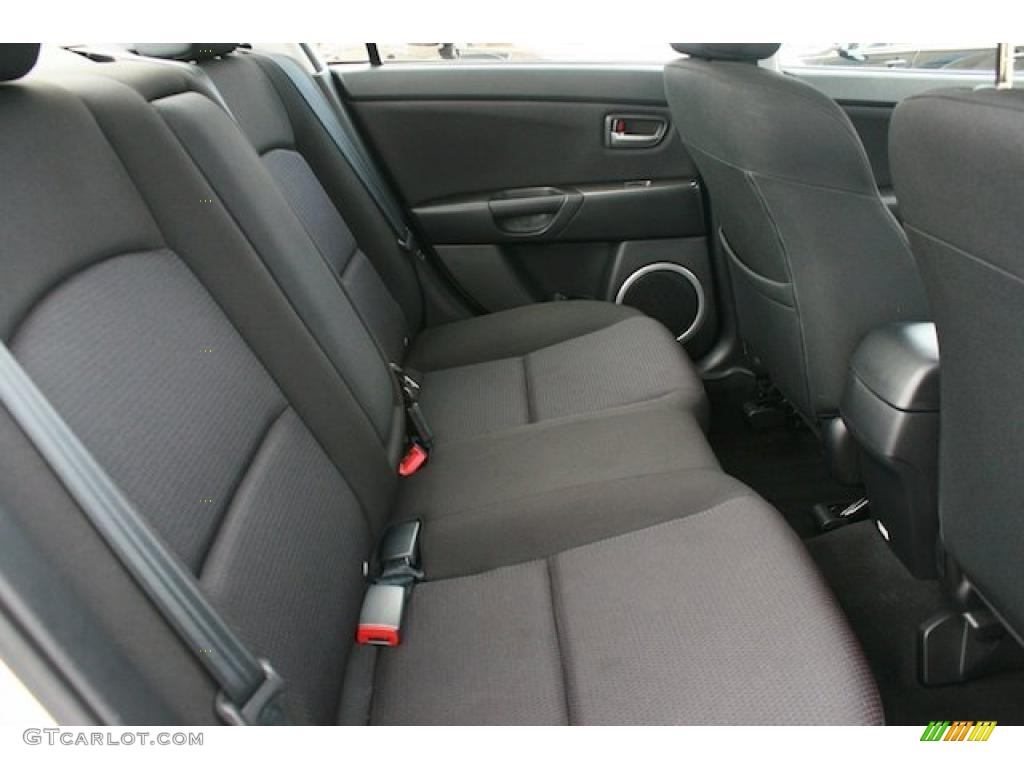 Black Interior 2008 Mazda MAZDA3 s Touring Sedan Photo #41840601