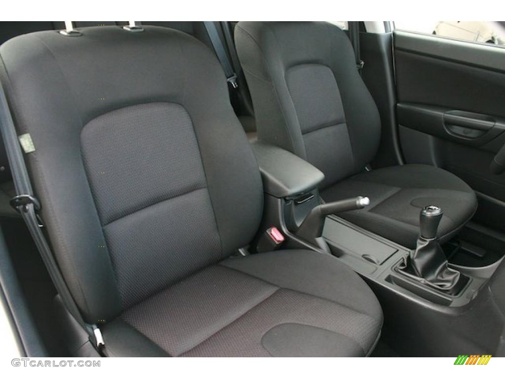 Black Interior 2008 Mazda MAZDA3 s Touring Sedan Photo #41840681