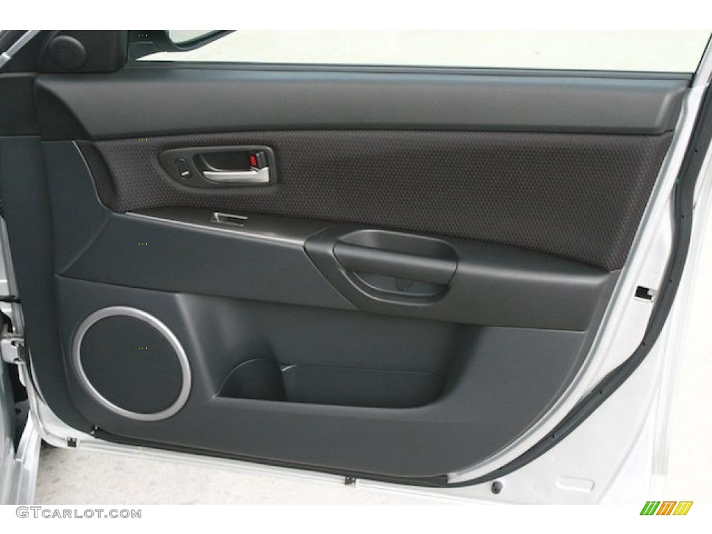 2008 Mazda MAZDA3 s Touring Sedan Black Door Panel Photo #41840761