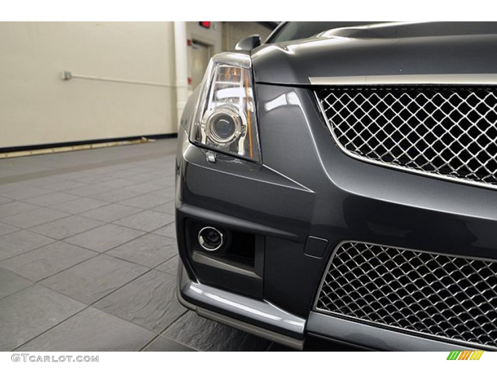 Thunder Gray ChromaFlair 2010 Cadillac CTS -V Sedan Exterior Photo #41840913