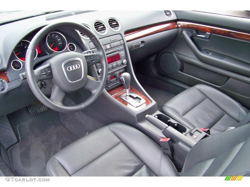 2007 A4 2.0T quattro Cabriolet - Brilliant Black / Ebony photo #13