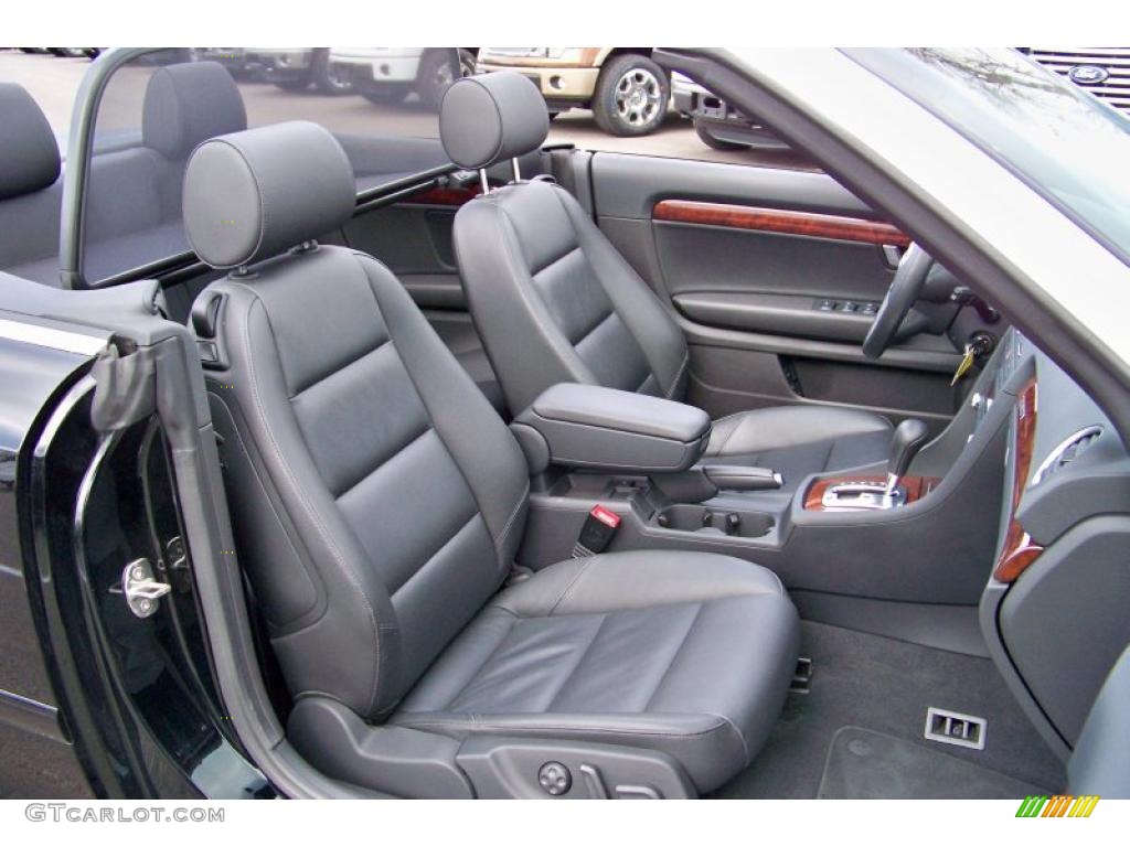 2007 A4 2.0T quattro Cabriolet - Brilliant Black / Ebony photo #16