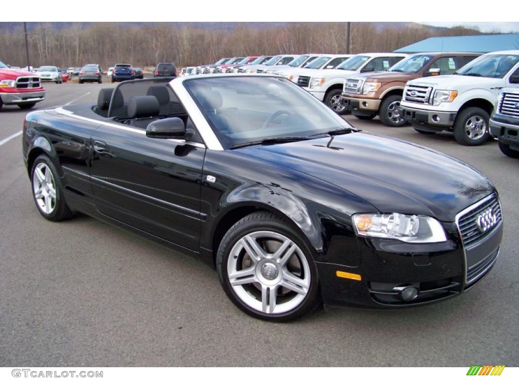 2007 A4 2.0T quattro Cabriolet - Brilliant Black / Ebony photo #19