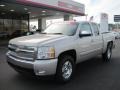 2007 Silver Birch Metallic Chevrolet Silverado 1500 LT Z71 Extended Cab 4x4  photo #1