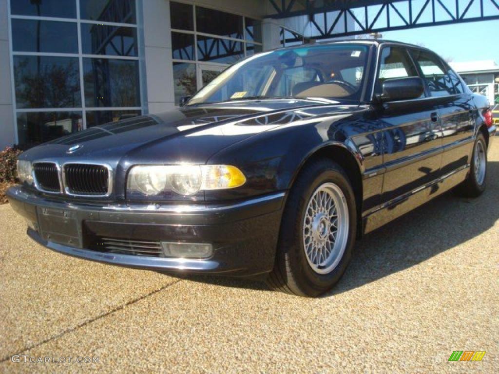 2001 7 Series 740iL Sedan - Orient Blue Metallic / Sand Beige photo #1
