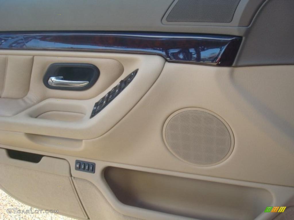 2001 7 Series 740iL Sedan - Orient Blue Metallic / Sand Beige photo #12