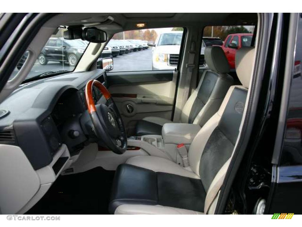 Dark Slate Gray/Light Graystone Interior 2007 Jeep Commander Overland 4x4 Photo #41845665