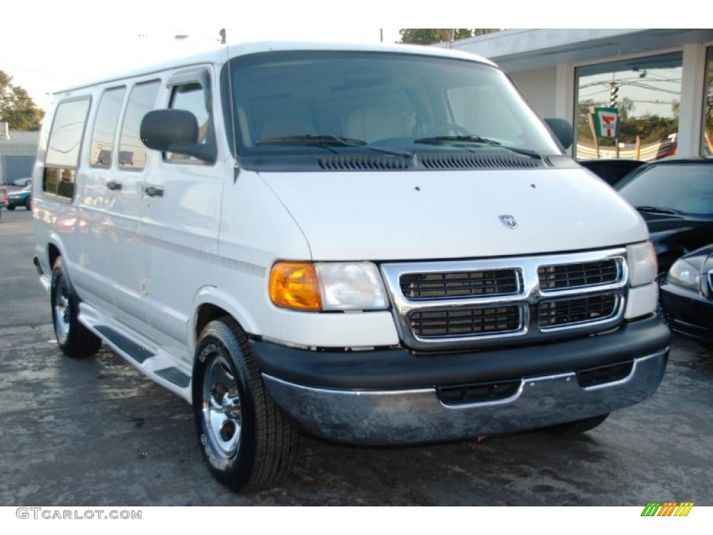 2003 Ram Van 1500 Passenger Conversion - Bright White / Sandstone photo #11