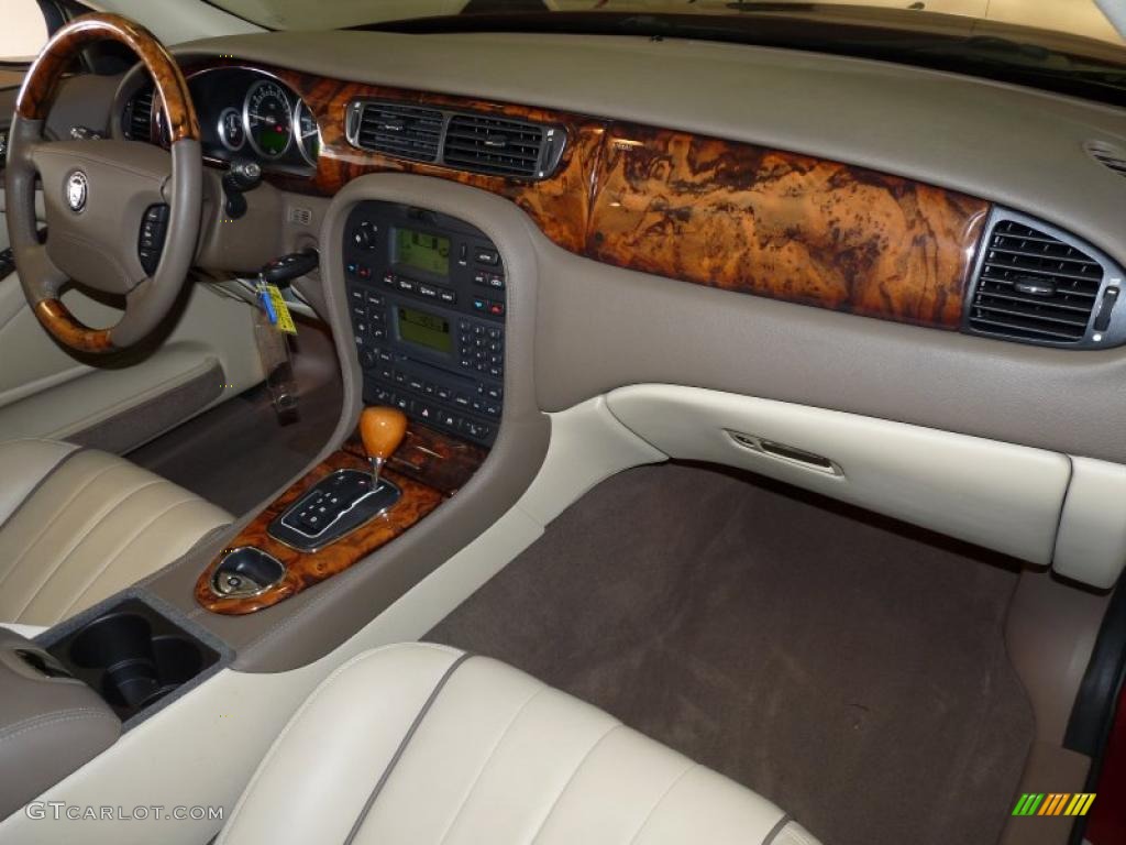 2008 Jaguar S-Type 3.0 Champagne Dashboard Photo #41847625