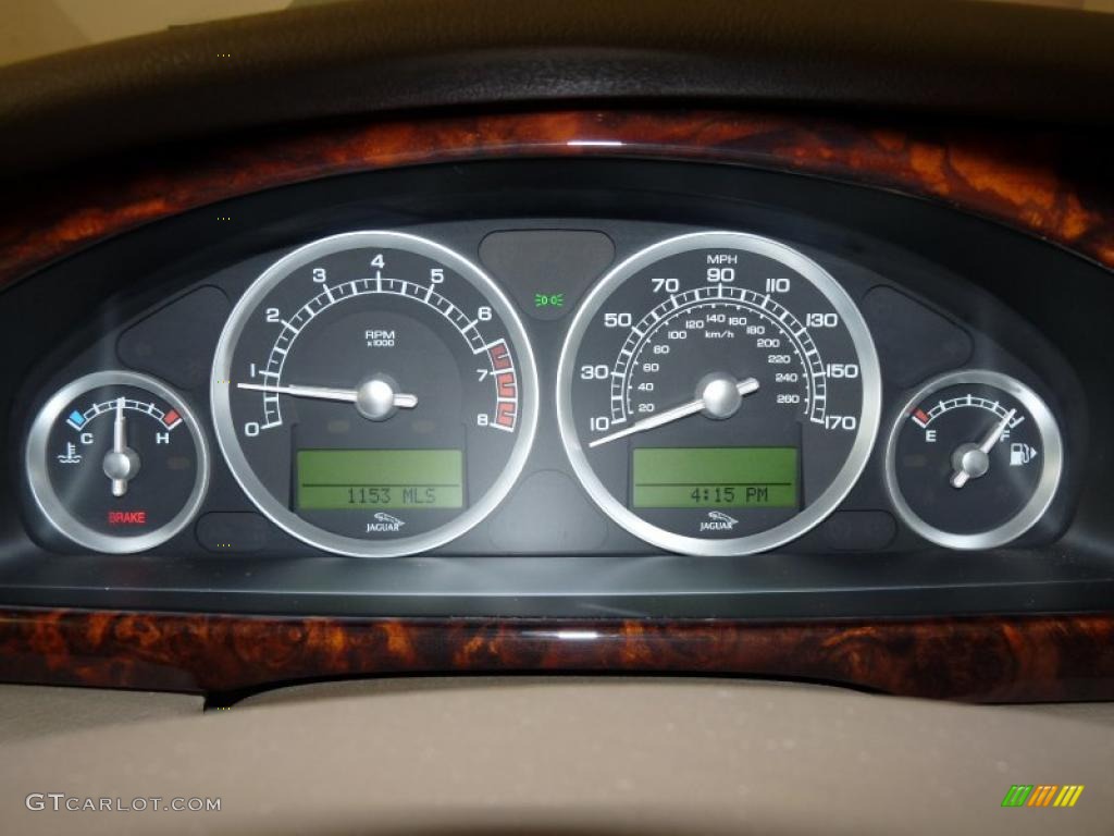 2008 Jaguar S-Type 3.0 Gauges Photo #41847773