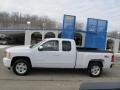 2009 Summit White Chevrolet Silverado 1500 LTZ Extended Cab 4x4  photo #2