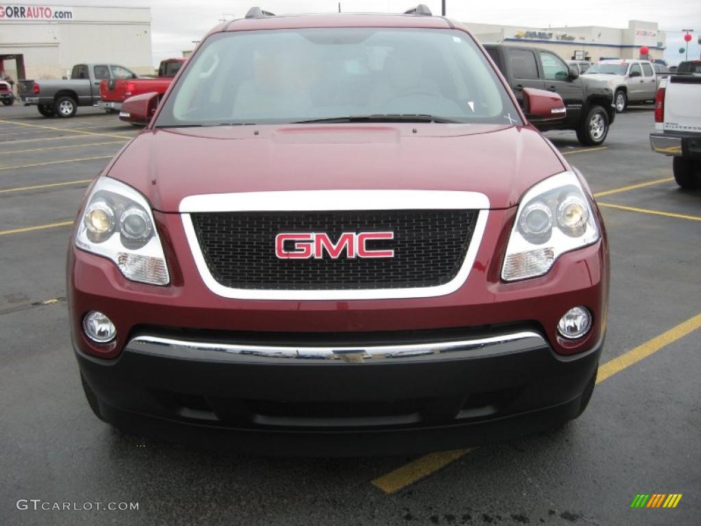 2011 Acadia SLT - Red Jewel Tintcoat / Cashmere photo #2