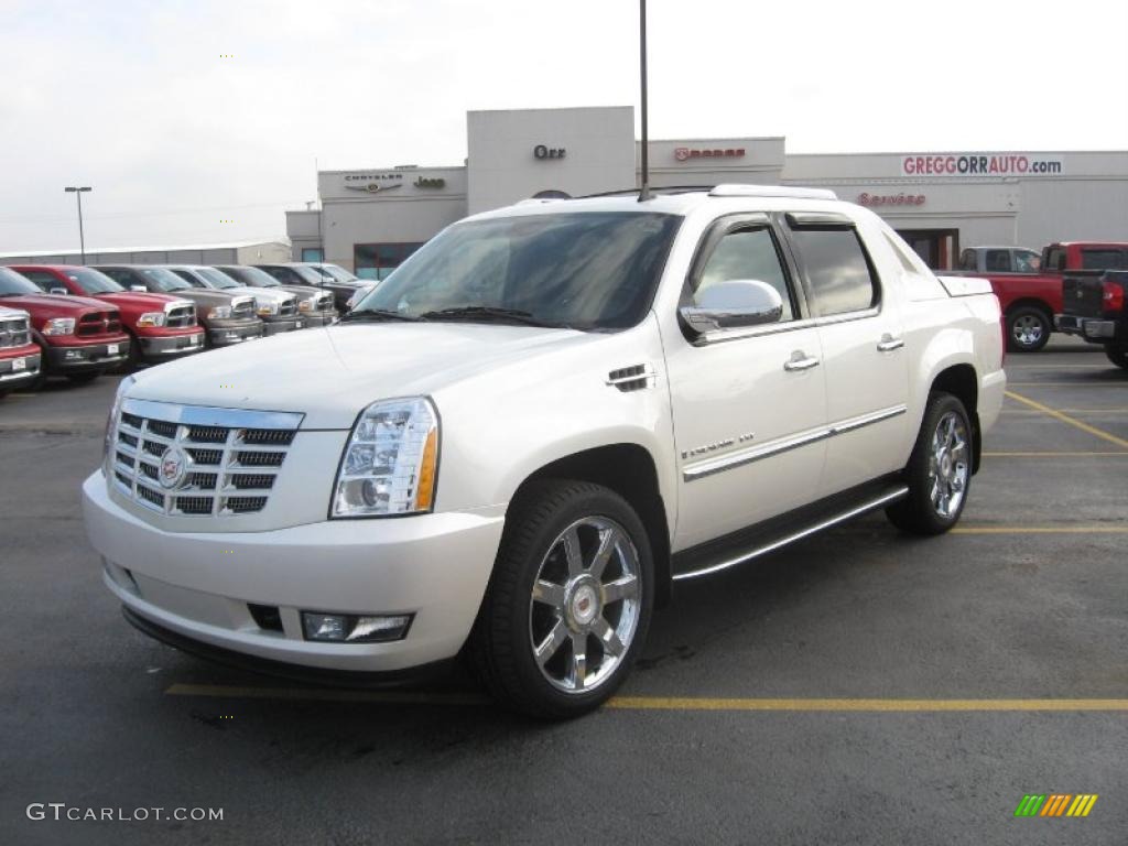 White Diamond 2009 Cadillac Escalade EXT AWD Exterior Photo #41849966