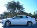 2011 White Platinum Tri-Coat Ford Fusion SEL V6  photo #2