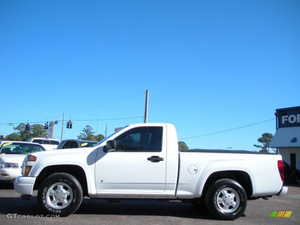 2006 Colorado LS Regular Cab - Summit White / Medium Pewter photo #2