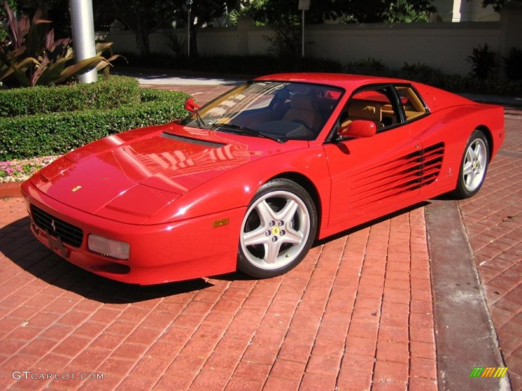Rosso Corsa 1992 Ferrari 512 TR Standard 512 TR Model Exterior Photo #41852178