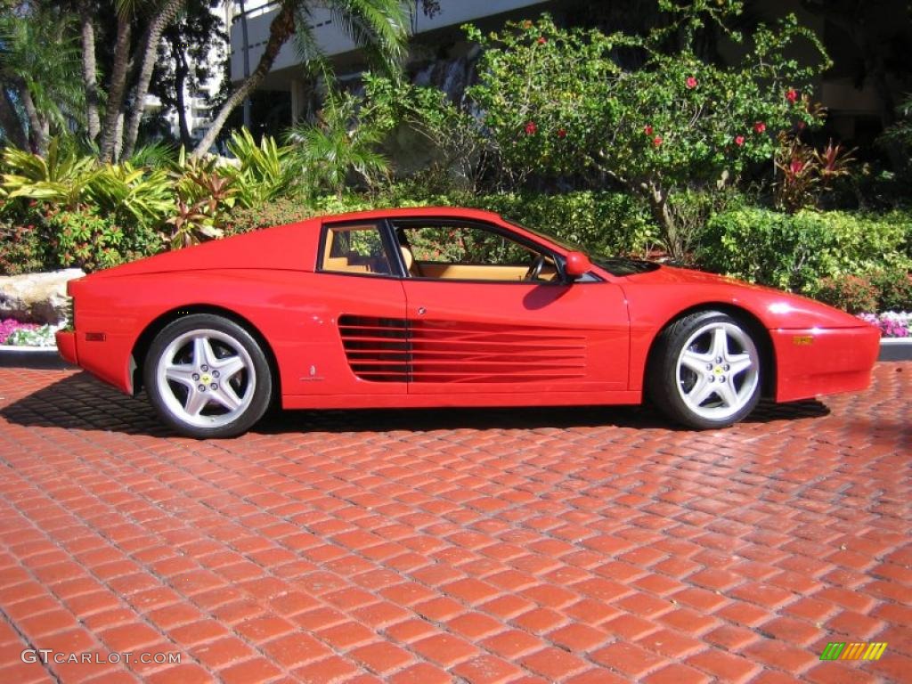 Rosso Corsa 1992 Ferrari 512 TR Standard 512 TR Model Exterior Photo #41852242