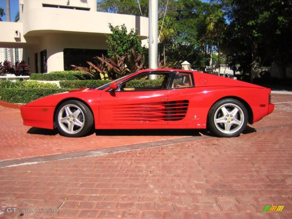 Rosso Corsa 1992 Ferrari 512 TR Standard 512 TR Model Exterior Photo #41852258