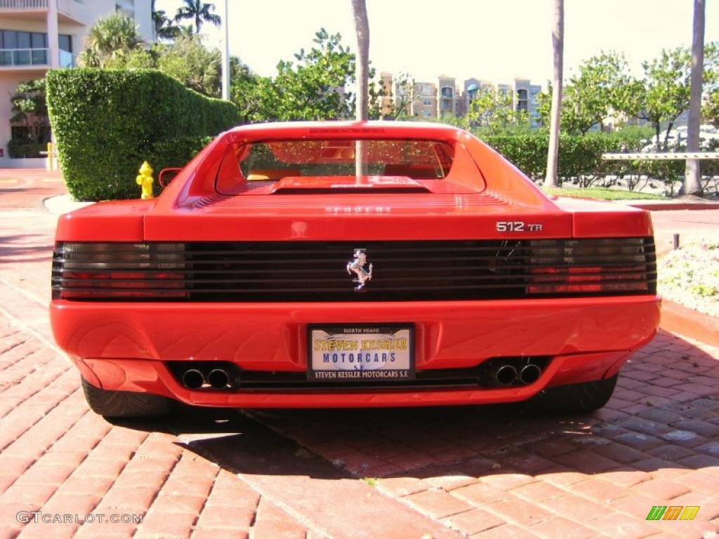 Rosso Corsa 1992 Ferrari 512 TR Standard 512 TR Model Exterior Photo #41852294