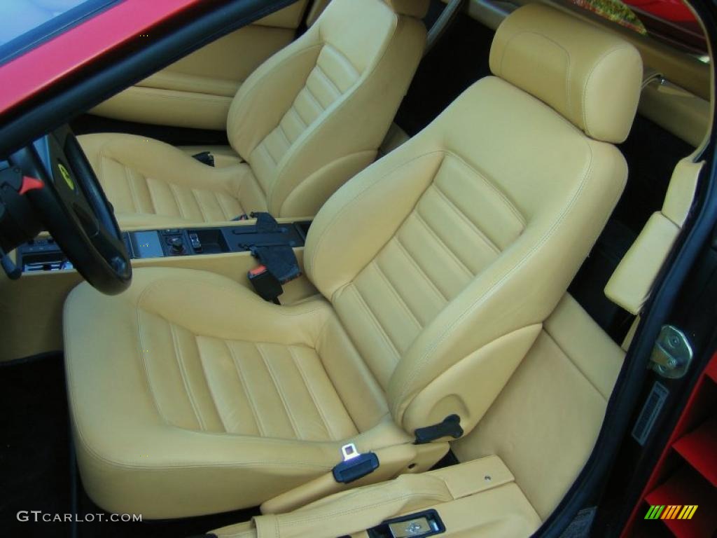 Beige Interior 1992 Ferrari 512 TR Standard 512 TR Model Photo #41852390
