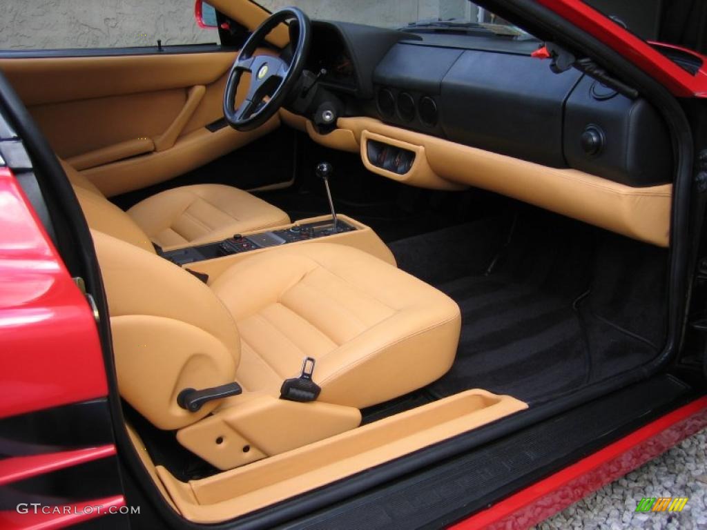 1992 Ferrari 512 TR Standard 512 TR Model Beige Dashboard Photo #41852422