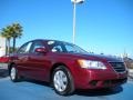 2009 Dark Cherry Red Hyundai Sonata GLS  photo #7