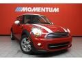 2011 Chili Red Mini Cooper Hardtop  photo #1