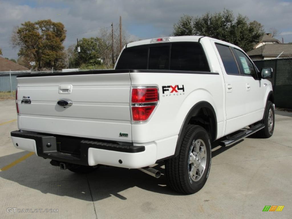 2010 F150 FX4 SuperCrew 4x4 - Oxford White / Black photo #3