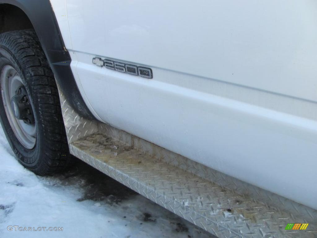 1998 C/K 2500 K2500 Regular Cab 4x4 - White / Gray photo #7