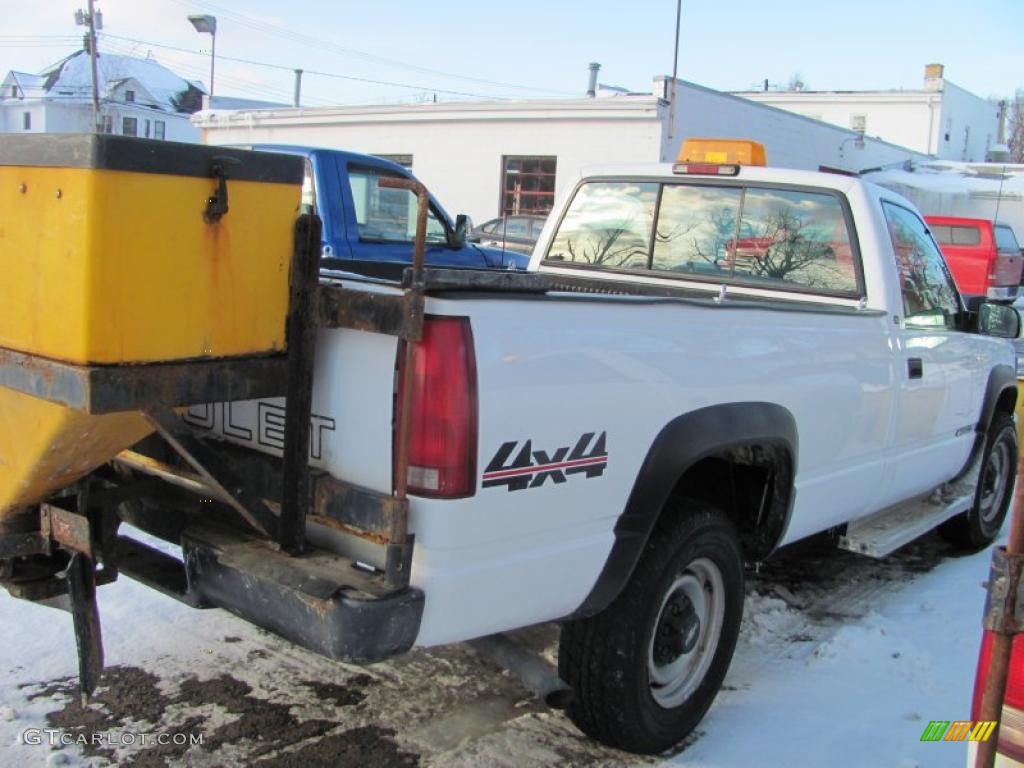 1998 C/K 2500 K2500 Regular Cab 4x4 - White / Gray photo #8