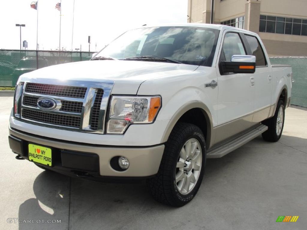 Oxford White 2010 Ford F150 King Ranch SuperCrew 4x4 Exterior Photo #41855322