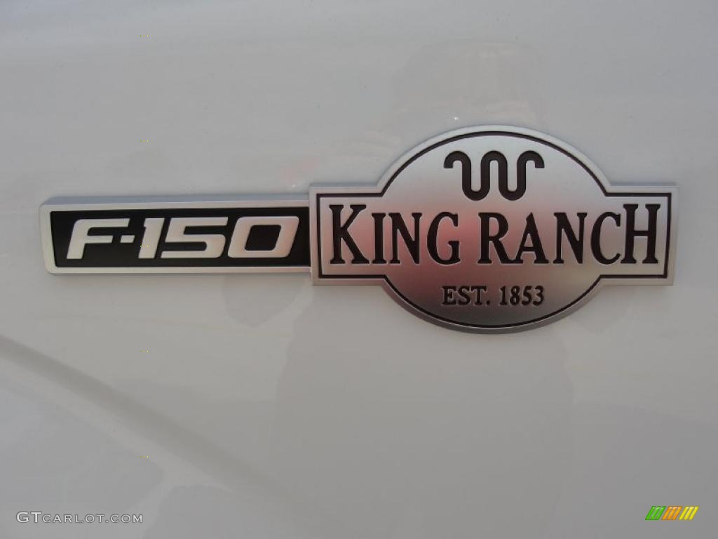 2010 F150 King Ranch SuperCrew 4x4 - Oxford White / Chapparal Leather photo #11
