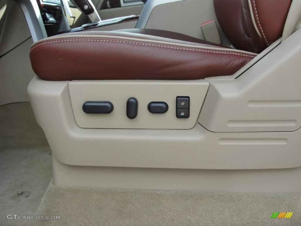 2010 F150 King Ranch SuperCrew 4x4 - Oxford White / Chapparal Leather photo #25