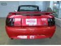2001 Laser Red Metallic Ford Mustang V6 Convertible  photo #8