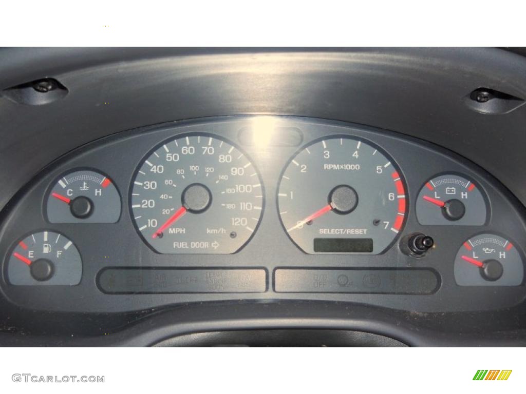 2001 Ford Mustang V6 Convertible Gauges Photos