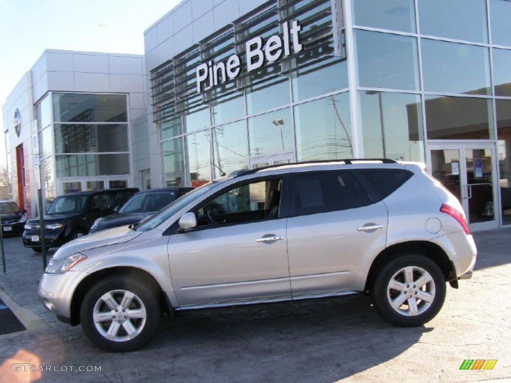 2007 Murano SL AWD - Brilliant Silver Metallic / Charcoal photo #4