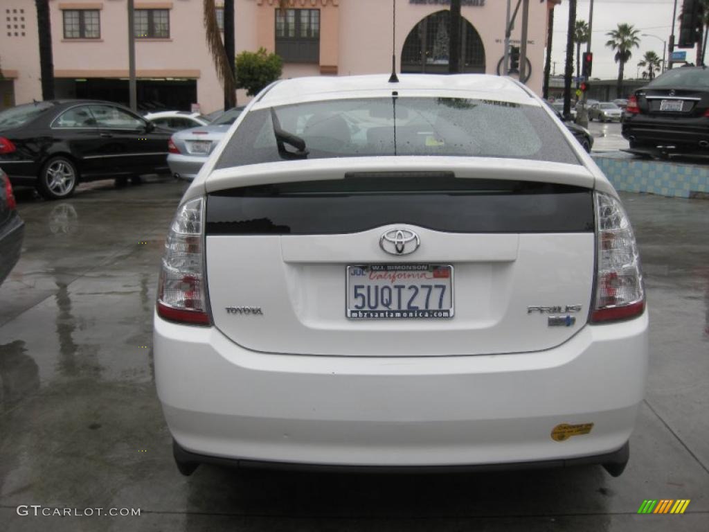 2006 Prius Hybrid - Super White / Gray photo #3