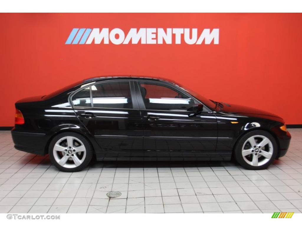 2005 3 Series 325i Sedan - Jet Black / Black photo #4