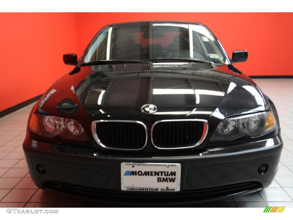 2005 3 Series 325i Sedan - Jet Black / Black photo #18