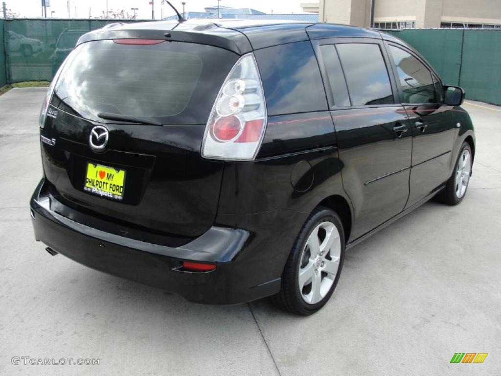 2007 MAZDA5 Sport - Brilliant Black / Black photo #3