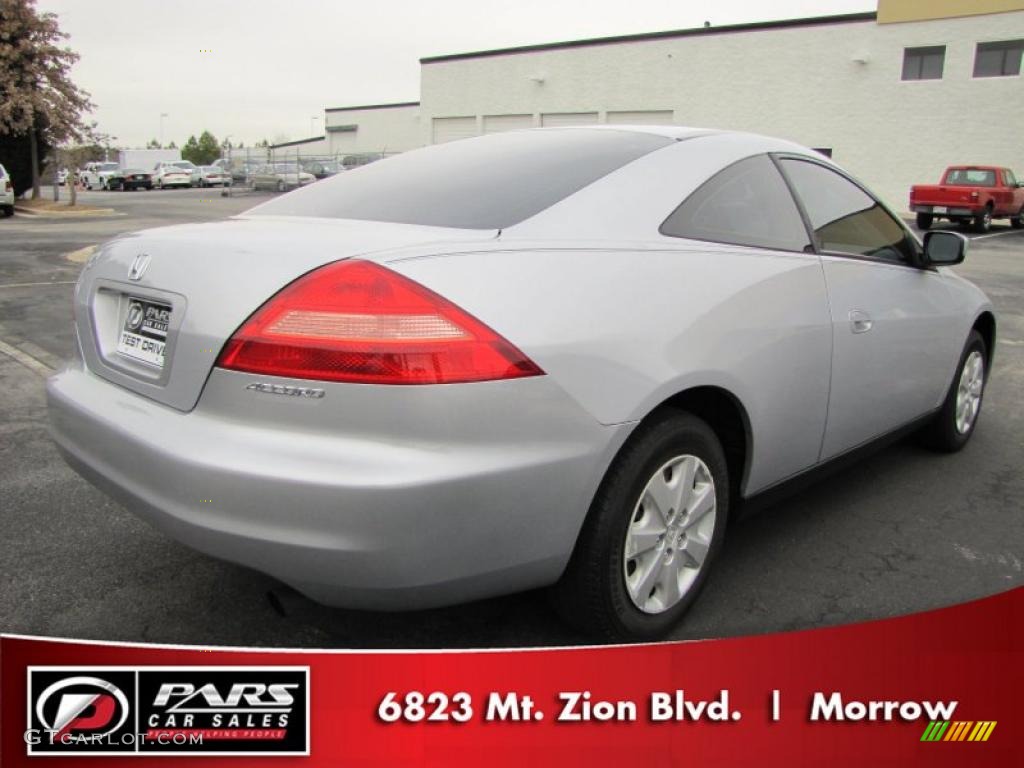 2003 Accord LX Coupe - Satin Silver Metallic / Black photo #3