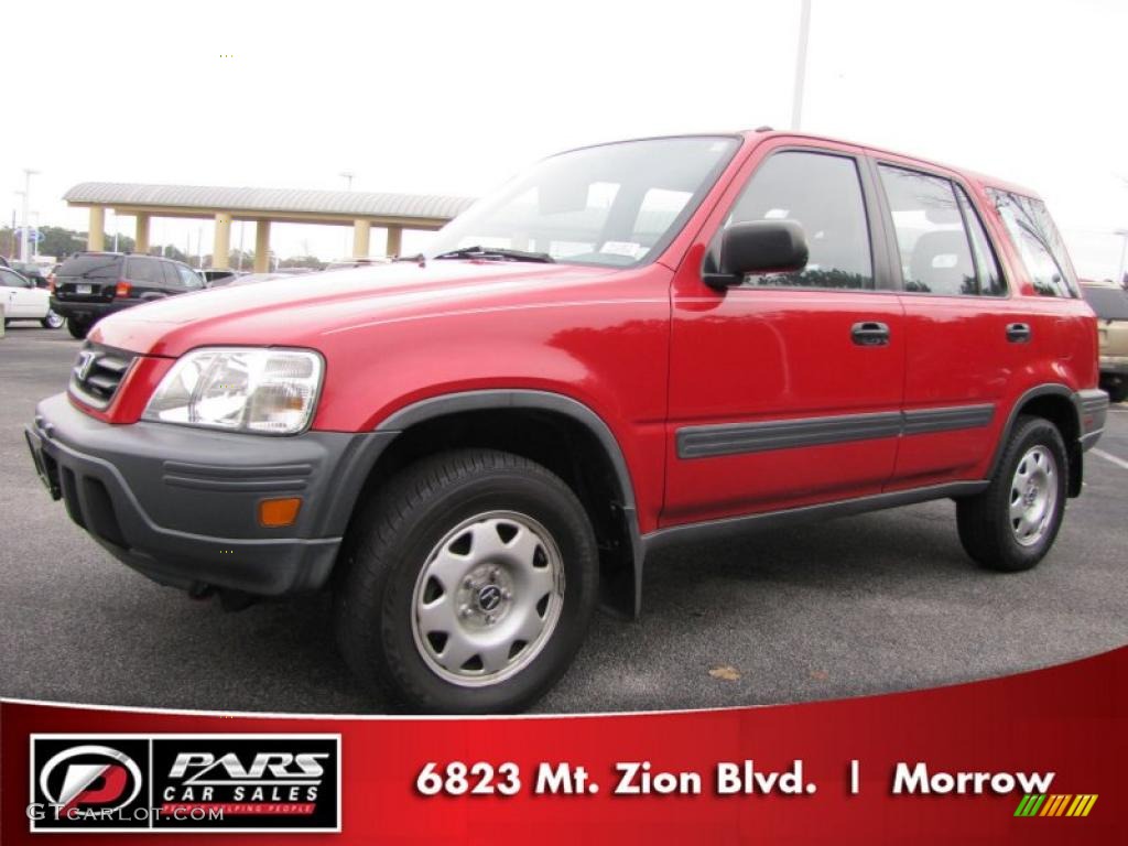 2000 CR-V LX - Milano Red / Dark Gray photo #1