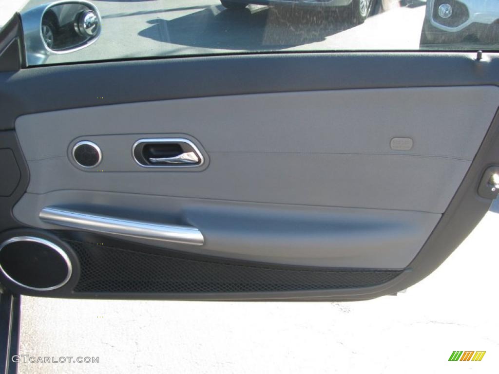 2005 Chrysler Crossfire Limited Coupe Dark Slate Grey/Medium Slate Grey Door Panel Photo #41863810